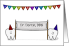 Customizable Happy Birthday for Dental Professional Dr. Dentin card