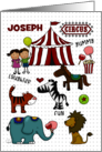 Happy Birthday for Joseph Circus Elements card