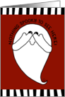 Happy Non Spooky Halloween Ghost Covers Eyes card