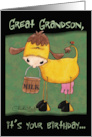 Great Grandson’s Birthday Milk Cow card