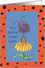 Lady Bug Daisy Dance To a special lady for Birthday card