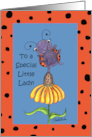 Lady Bug Daisy Dance To a special lady for Birthday card