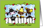 Three Cows Mooing Happy Mother’s Day card