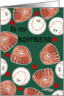 Valentine’s Day for Boyfriend Baseball and Glove card