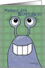 Happy 8th Birthday Slug card