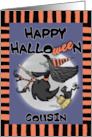 Happy Halloween to Cousin Witch Says Wee card