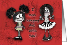 Gothic Girls -Miss You card