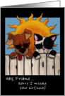 Belated Birthday for Friend Dog and Cat in Sunglasses card