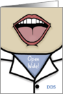 Congratulations on Becoming a Dentist-Open Wide card