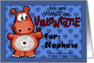 Valentine for Nephew Hippo and Chocolate Maze card