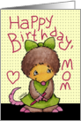 Happy Birthday for Mom- Mollie Mole Connects the Dots card