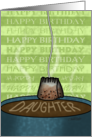 Happy Birthday to Daughter Teacup and Tea Bag card