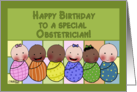 Happy Birthday for Obstetrician Newborn Babies card