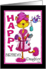 Happy Birthday for Daughter Pampered Kitty card