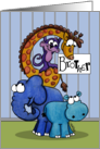 Happy Birthday to Brother Zoo Animals card