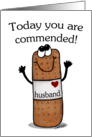 Happy Nurses Day to Husband Bandage Character card