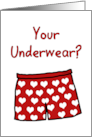 Get Well/Feel Better Humor- Men’s Underwear card