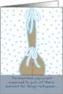 Congratulations on Your Post Op BM-Hospital Gown dark skin Backside card