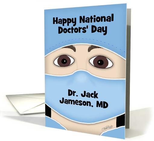 Personalized Happy National Doctors' Day Male Face in... (1059807)
