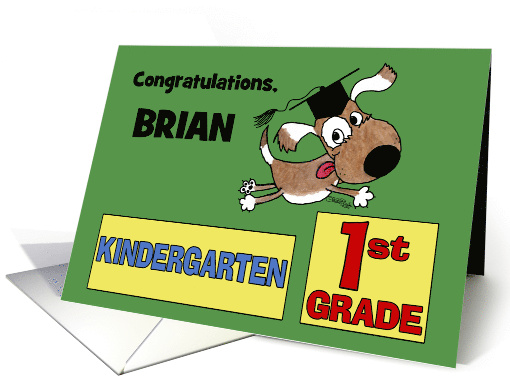 Personalized Congratulations on Graduating Kindergarten... (1096046)