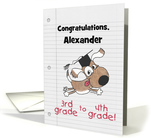 Personalized Congratulations on Graduating Third Grade... (1096054)