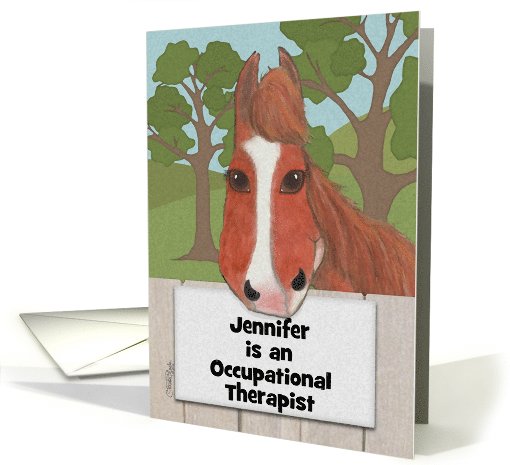 Congratulations Becoming an Occupational Therapist-Horse... (1096128)