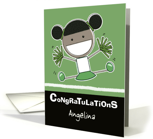 Personalized Congratulations on making Cheerleader Dark... (1146678)