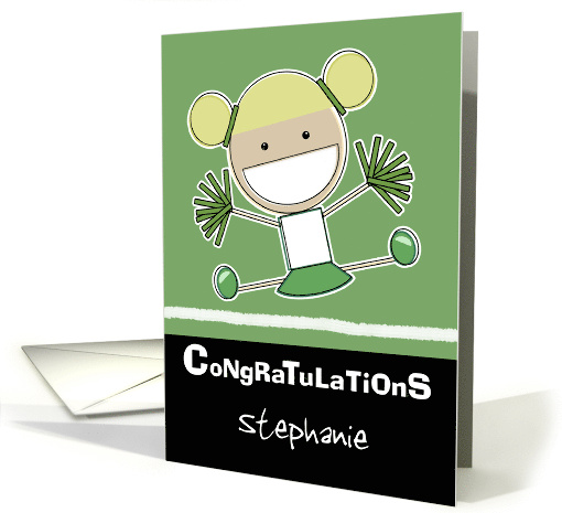 Personalized Congratulations on making Cheerleader with... (1146680)