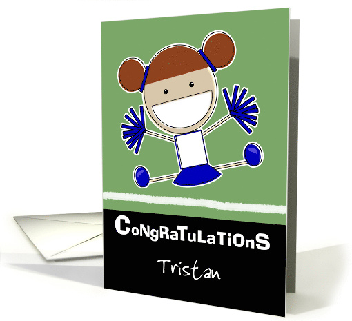 Personalized Congratulations on making Cheerleader Red... (1146684)