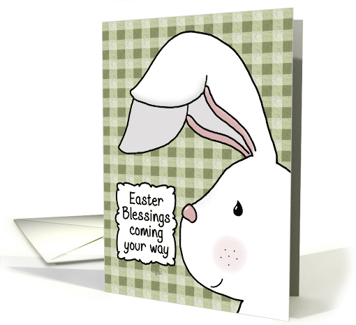 Happy Easter Bunny Blessings card (1265624)