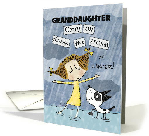 Customizable Get Well Soon for Granddaughter-Cancer Patient card