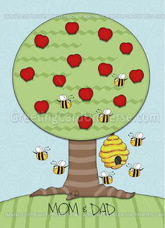 Apple Tree & Bees-...