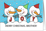 Joyful Snowman Trio...