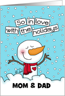 Loving Snowman...