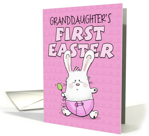 Customized First Easter for Granddaughter Bunny Rabbit in... (1369340)