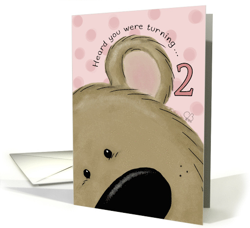 Second Birthday for Little Girl Bear's Ear Heard You Were... (1370806)