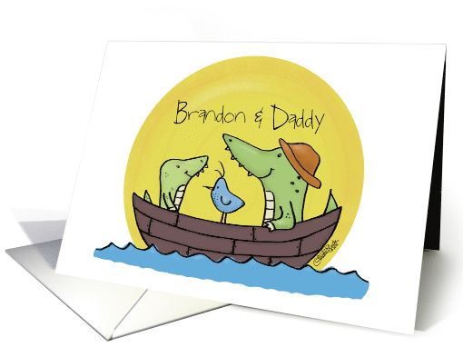 Customizable Happy Father's Day from Brandon Crocodile... (1428814)