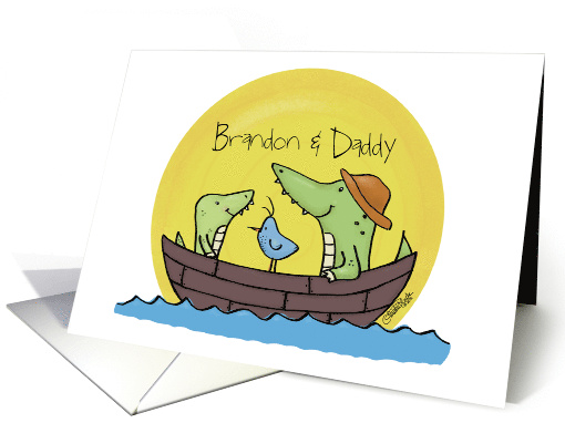 Customizable Happy Father's Day from Brandon Crocodile... (1428814)