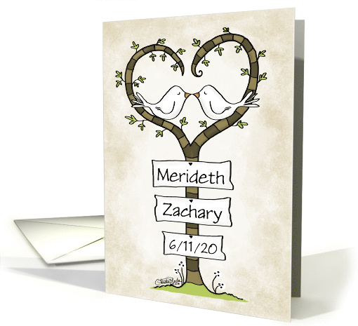 Customizable Names and Date Congratulations on Marriage... (1430912)