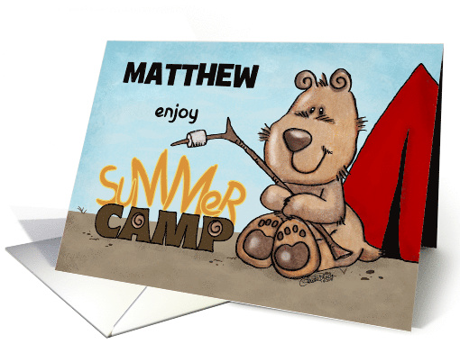 Customized Name Summer Camp Thinking of You for Matthew... (1432812)