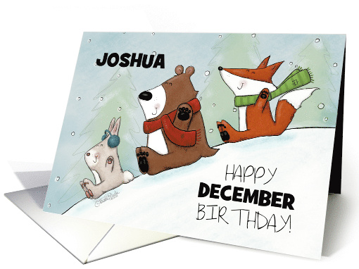 Happy December Birthday for Joshua Bunny Bear and Fox... (1508862)