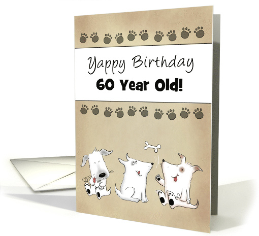 Customizable Age Specific Happy Birthay for 60 year old... (1527494)