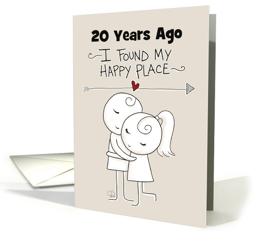 Customizable Year Happy 20th Anniversary for Husband... (1528900)