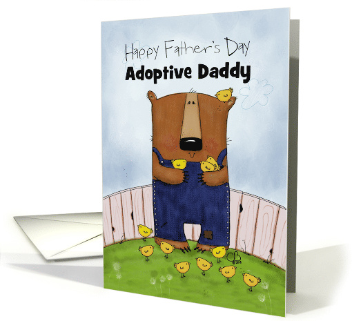 Customizable Happy Father's Day Adoptive Father Bear and... (1529120)