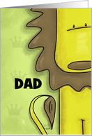 Customizable Happy Father’s Day Dad King of the Jungle Lion card