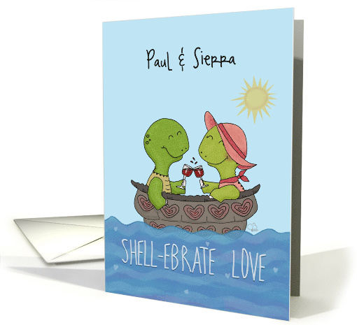 Customized Names Anniversary for Paul and Sierra Turtles... (1601504)
