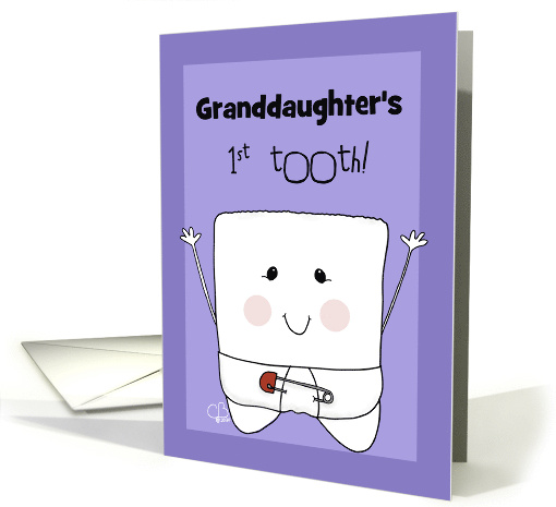 Customized Congratulations Granddaughter Your 1st Tooth... (1604230)