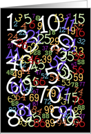 Happy Birthday Getting Older Numbers Blend Together You’re Still Alive card