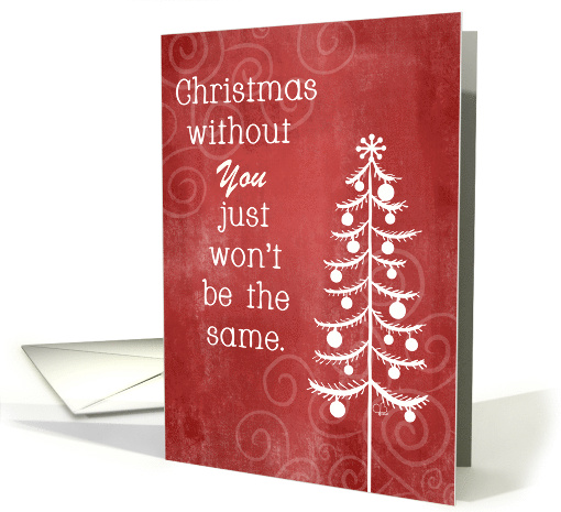 Customizable Missing You at Christmas Won't Be the Same... (1647270)
