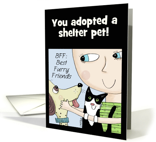 Customizable Congratulations You Adopted a New Pet Best... (1654314)